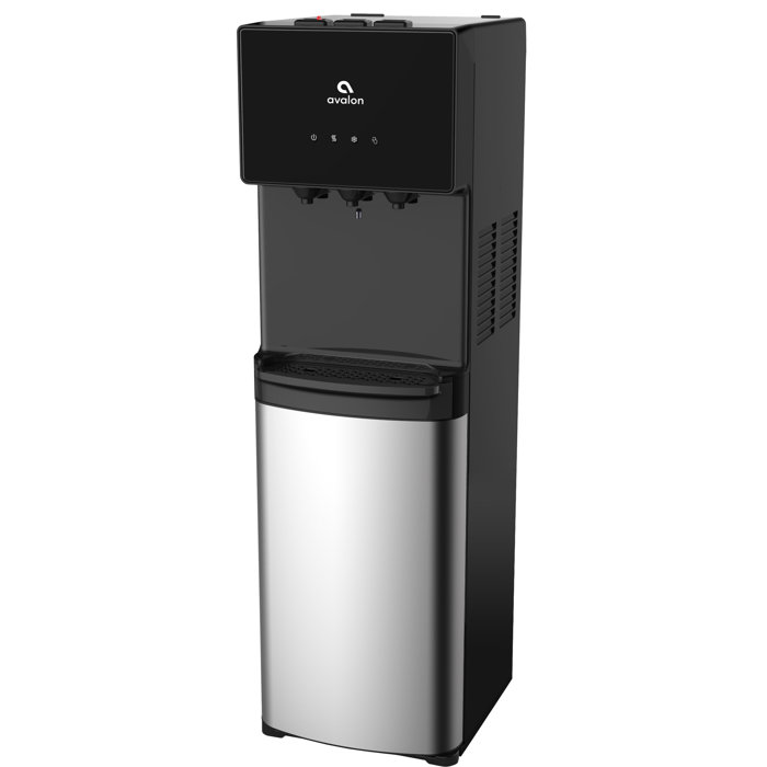 Avalon Silver Freestanding Bottom Loading Electric Water Cooler with